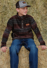 Cinch Polar Fleece 1/4 Button Sweater Boy's MWK7590017