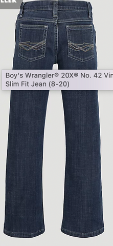 Wrangler Vintage Boot 20X Jean Boy's 1042BWXGG