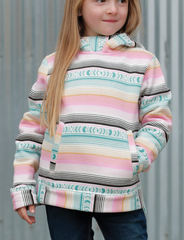 Cruel Girls Stripe Hoodie Girl's CWK8630003