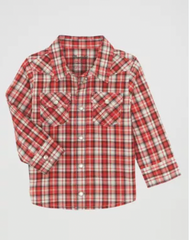 Wrangler Snap Up L/S Shirt Boy’s 112355397