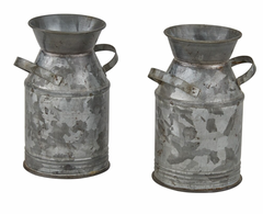 Park Designs Galvanized Milk Can Salt & Pepper Set 24-613