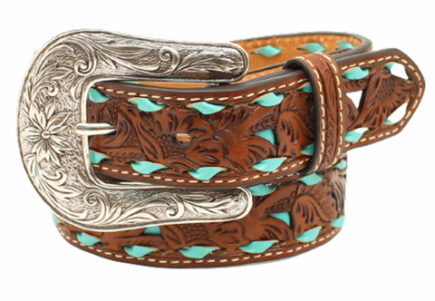 Nocona Tooled Belt Girl's N4439608