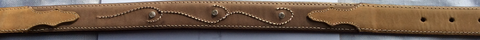 OK Corral Leather Belt 8489