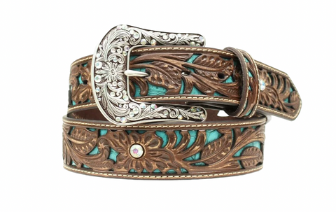 Ariat Tooled Leather Belt Women's A1513402