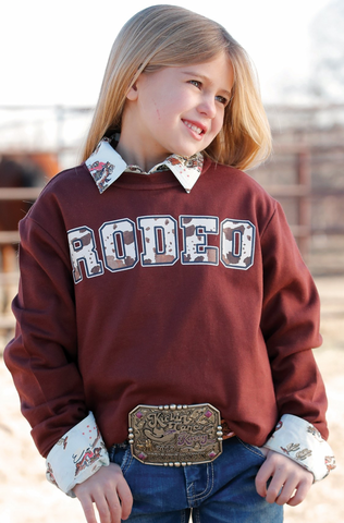 Cruel Girls Rodeo Sweatshirt Girl’s CWK8002001