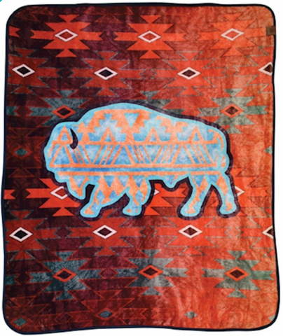 Red Dirt Hat Co Aztec Bison Blanket 242291352