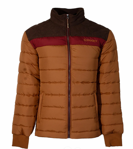 Hooey Puffer Jacket Mens HJ127TNBR