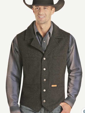 Panhandle Slim Montana Wool mens vest DM98C04048