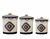 Paseo Road Chalet Aztec Canister Set 3 PC