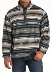 Cinch Fleece Quarter Snap Mens Pullover MWK1514024