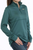 Cinch Women's L/S pullover 1/4 zip green MAK9913001