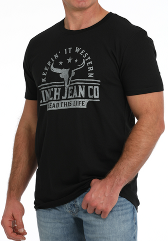 Cinch Men's Black T-Shirt MTT1690654