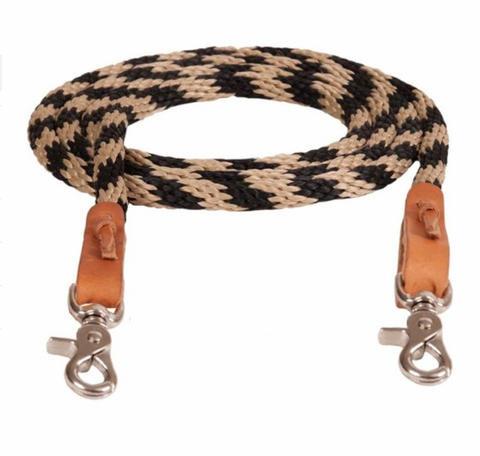 Mustang Round Braided Trail Rein 8109DJ