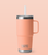 Yeti Rambler 25 oz Straw Mug Low Country Peach