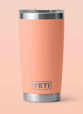 Yeti Rambler 20 oz Tumbler Low Country Peach