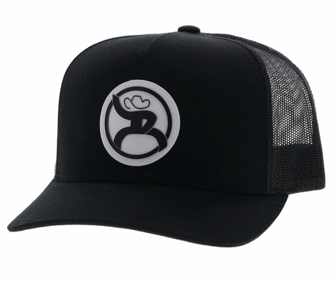 Hooey Roughy 2.0 Circle Patch Cap 4046T-BK