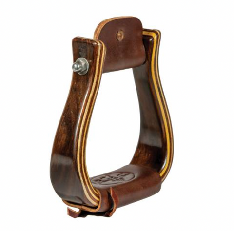 Professional's Choice Medium Wood Stirrup 2" Medium Gloss WS2