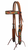 Weaver Turquoise Cross Cactus Tooled Headstall 45010-01-00