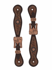 Weaver Western Floral Ladies Spur Straps 30203-53-16