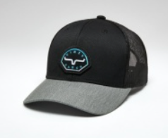 Kimes Ranch Danby ball cap Black & Teal