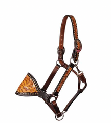 Professional's Choice Buckstitched Filigree Bronc Halter 3PLBH-FIL