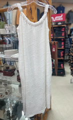 Tribal White Dress W/ Pockets 930O-5269-0001