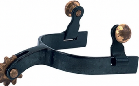 Weaver Spur Black Steel Youth