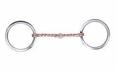 Western Rawhide Metalab Copper Twisted Wire Loose Ring Bit 255534
