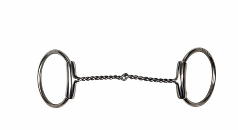 Cowboy Tack O-Ring Twisted Snaffle Bit BE601F0600SS518