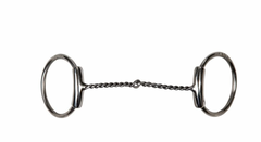Cowboy Tack O-Ring Twisted Snaffle Bit BE601F0600SS518