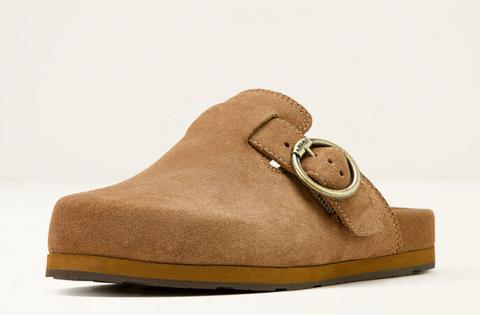 Ariat Country Mule Caramel Suede Slip On 10061236