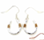 Wyo-Horse Wire Wrapped Horseshoe Silver Earrings JE034S