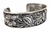 Wyo-Horse Floral Silver Cuff JB405S