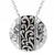 Wyo-Horse Silver Circle Necklace J456S