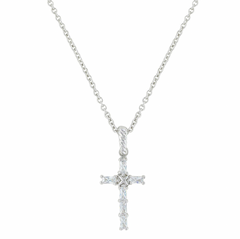 Montana Silversmith Necklace Baguette Cross NC3239