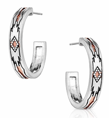 Montana Silversmith Western Sands Hoop Earrings ER6114