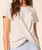 Tribal Jeans Crew Top S/S with Twist Knot 5736O-5232-3168