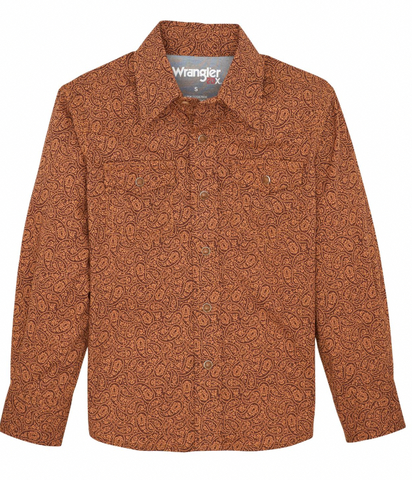 Wrangler 20X Snap Up L/S Shirt Boy's 112367916