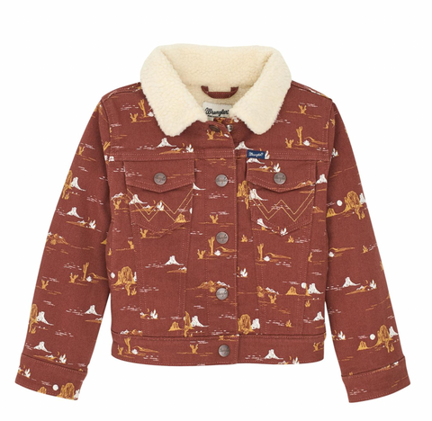 Wrangler Sherpa Lined Jacket Girl's 112367480