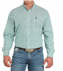 Cinch Mens L/S Shirt Classic Fit MTW1105930 TUR