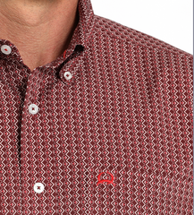 Cinch MENS S/S PRINT ARENAFLEX - BUR MTW1704157
