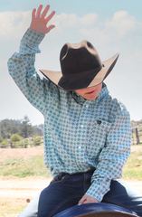 Cinch Button Up L/S Shirt Boy's MTW7060383