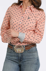 Cinch Button Up L/S Shirt Women's MSW9164247
