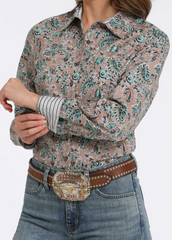 Cinch Button Up L/S Shirt Women's MSW9164246