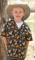 Cinch Button Up S/S Shirt Boy's MTW7170003