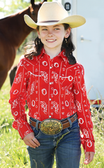 Cruel Girls Snap Up L/S Shirt Girls CTW3370028