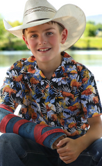 Cinch Button Up S/S Shirt Boy's MTW7170001