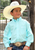 Cinch Button Up Solid Turquoise Shirt Boy's MTW7060382