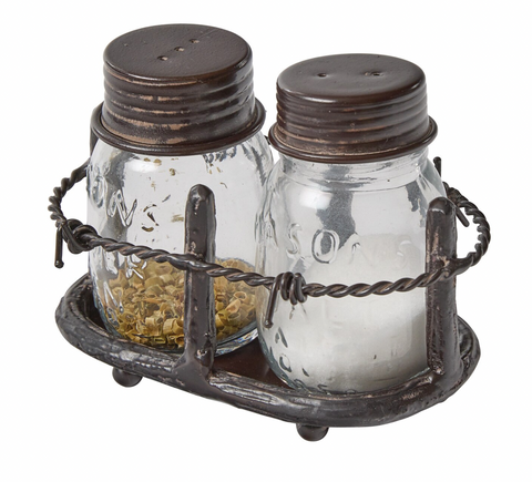 Park Designs Barbed Wire Salt N Pepper Shaker 8599-484