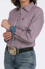 Cinch Button Up L/S Shirt Women's MSW9164249